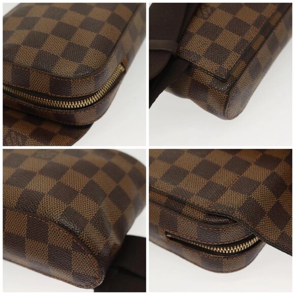 LOUIS VUITTON Damier Ebene Geronimos Shoulder Bag N51994 LV Auth 141683 - Picture 14 of 16